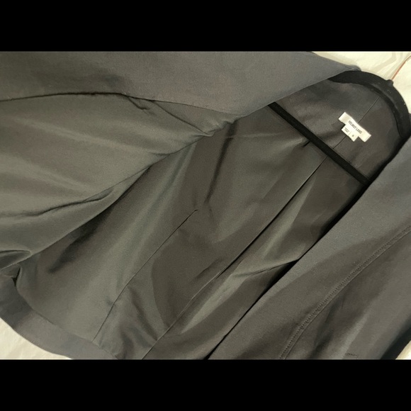 Helmut Lang V-Neck 1-Button Blazer Black/White 6 - Picture 4 of 4